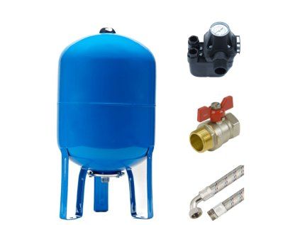 Waterworks set 50L AQUA OLA vertical with PC-2 pressure switch