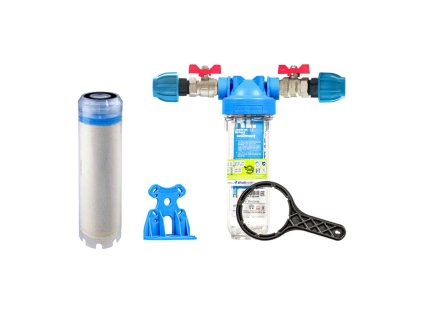 Sada filtra Senior 10" MONO. Komplet pripojenie 1". Zníženie dusičnanov vo vode. (QA 10 AF-SX)