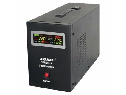 AVANSA UPS 700W 12V Backup Power Supply for Circulation Pumps, Replacement Power Source for Boilers and Heating