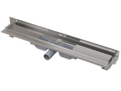 Flexible Low - Podlahový žľab s okrajom pre perforovaný rošt a s nastaviteľným límcom ku stene, dĺžka 1150mm