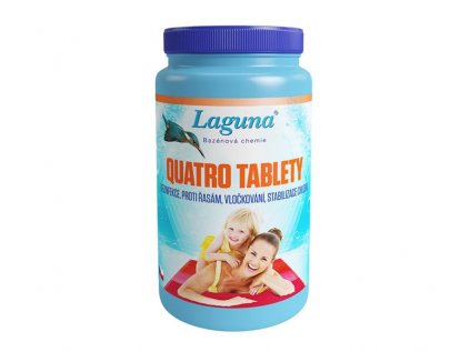 Multifunkčné tablety pre chlórovú dezinfekciu bazénovej vody LAGUNA 4v1 Quatro 5kg