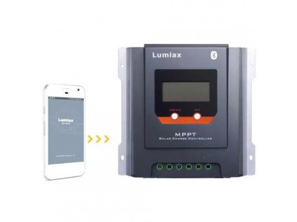 Solárny regulátor MPPT Lumiax MT3075-BT, 12-24V/30A, bluetooth