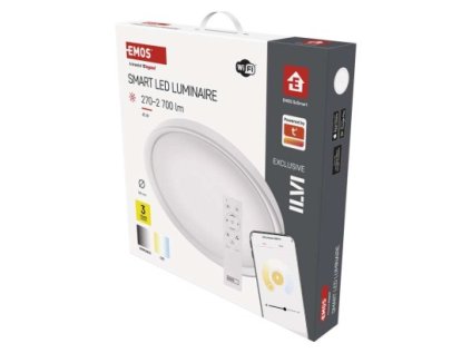 Inteligentné LED svietidlo GoSmart, zapustené, kruhové, 45W, CCT, stmievateľné, Wi-Fi