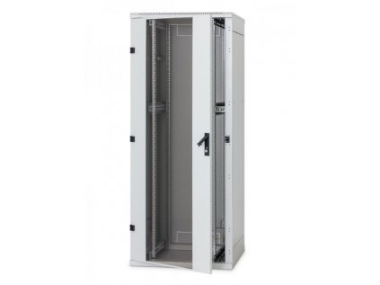 Rack Triton 19'' stojanový 15U/ 600x600 prosklené dveře, šedý