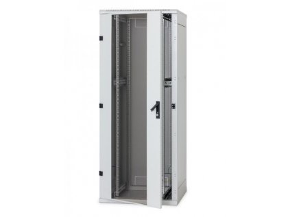 Rack Triton 19'' stojanový 27U/ 600x600 prosklené dveře, šedý