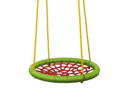 Hračka Woody Hojdací kruh (priemer 83cm) - zelenočervený