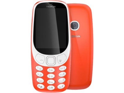 Mobilný telefón Nokia 3310 (2017) Dual SIM, červený