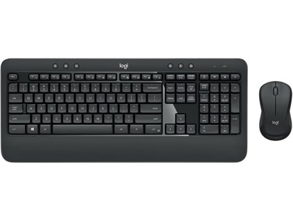 Set klávesnica + myš Logitech Wireless Combo MK540 CZ / SK, USB, unifying prijímač, tichá, čierna