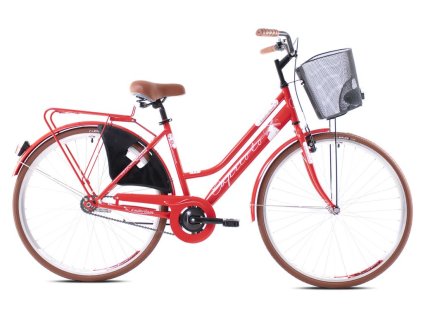 Mestský bicykel Capriolo Amsterdam Lady 28"/18 červené