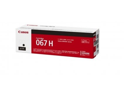 Toner Canon 067 H BK čierny pre tlačiarne Canon i-SENSYS (3130 str./5%)