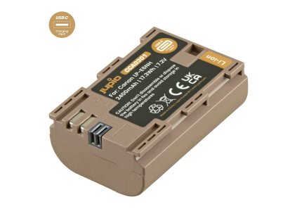 Batéria Jupio LP-E6NH *ULTRA C* 2400mAh s USB-C vstupom pre nabíjanie