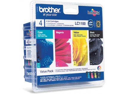 Atrament Brother Ink LC-1100 VALBP multipack černá+C+M+Y