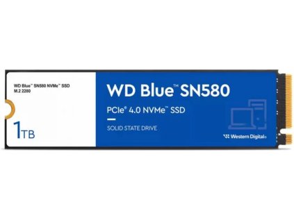 SSD disk Western Digital Blue SN580 1TB M.2 2280, PCIe 4.0 x4, NVMe