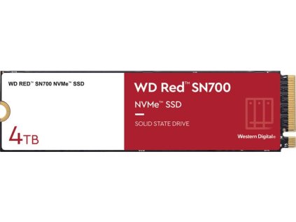 SSD disk Western Digital Red SN700 4TB, M.2 2280, PCIe 3.0 x4, NVMe