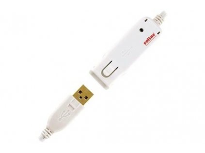Kábel USB 2.0 aktivní prodlužovací adaptér 12m, bílý