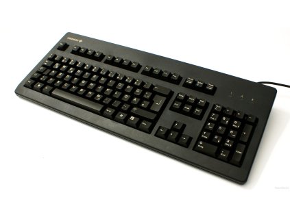 Klávesnica Cherry G80-3000LPCDE-2, KEY, USB&PS/2, tmavá, DE