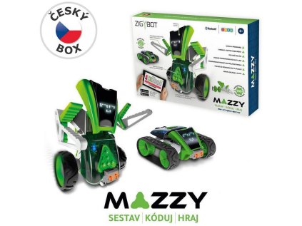 Hračka Zigybot Mazzy, zostáv a nauč sa kódovať