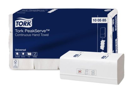 Uteráky  Tork papierové nadväzujúce PeakServe® biela H5 4920ks - 1krt