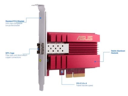 Sieťová karta Asus XG-C100F Síťový adapter, SFP+