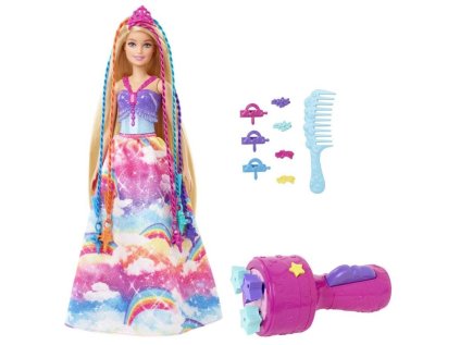 Bábika Mattel Barbie Princezna s farebnými vlasmi