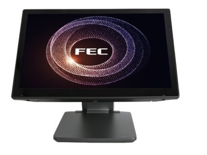 Dotykový monitor FEC XM-3015 15" LED LCD, PCAP, USB, VGA/HDMI, bez rámčeka, stojan XPPC, čierno-strieborný