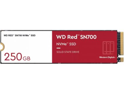 SSD disk Western Digital Red SN700 250GB, M.2 2280, PCIe 3.0 x4, NVMe