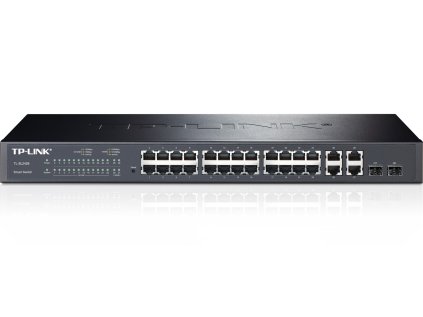 Switch TP-Link TL-SL2428P Smart, 24x Lan/PoE+, 4x GLan, 2x SFP Combo, 192W , Omáda SDN