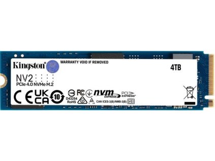 SSD disk Kingston NV2 4TB M.2 2280, PCIe 4.0 x4, NVMe