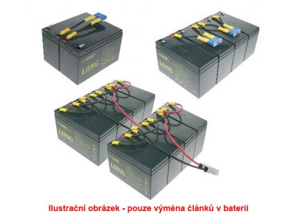 Batéria Avacom RBC23 bateriový kit pro renovaci (pouze akumulátory, 4ks)  - neoriginální