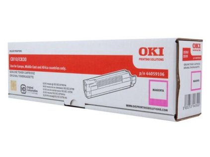 Toner OKI 44059106 do C810/830 (8 000 stránek), purpurový