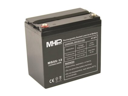 Batéria MHPower MS55-12 VRLA AGM 12V/55Ah