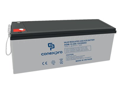 Batéria Conexpro AGM-12-200 VRLA AGM 12V/200Ah, T18