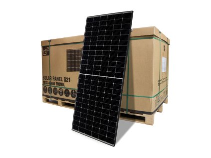 Solárny panel G21 MCS LINUO SOLAR 450W mono, čierny rám - paleta 31 ks, cena za kus