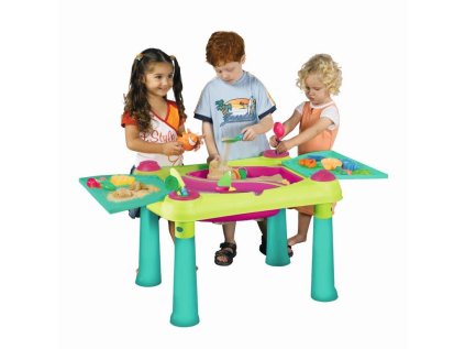 Detský stolík Keter Creative Fun Table zelený / fialový