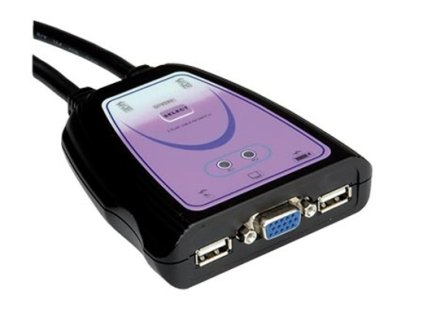 Prepínač 2xPC /VGA, key USB, Myš USB/ USB elektronický (včetně kabelů)