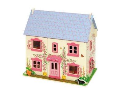 Hračka Bigjigs Toys Ružový domček pre bábiky