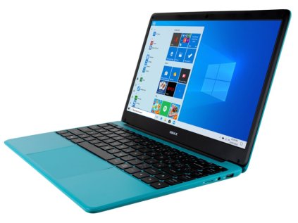 Notebook Umax VisionBook 14Wr 14.1" FHD IPS, N4020, 4GB, 64GB Flash + SSD M.2 slot, mini HDMI, W10 Pro, tyrkys