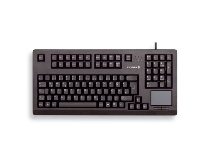 Klávesnica Cherry G80-11900LUMEU-2, KEY, černá, USB, TouchPad, EN