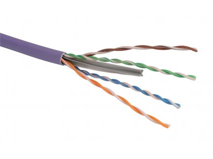 Kábel Solarix SXKD-6-UTP-LSOH UTP Cat6 drát 500m LSOH
