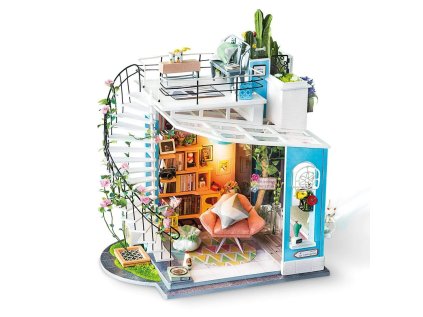 Hračka Robotime miniatúra domčeka Podkrovie