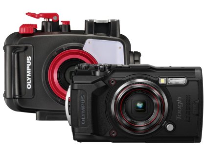 Digitálny fotoaparát Olympus TG-6 Black Open Water Diver Kit