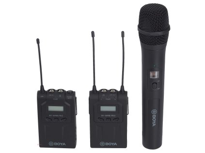 Mikrofón BOYA BY-WM8 PRO-K4 ruční, bezdrátový set