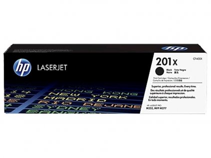 Toner HP 201X černá, veliká až 2800 stran A4, pro HP CLJ M252, M277, M274 BLACK