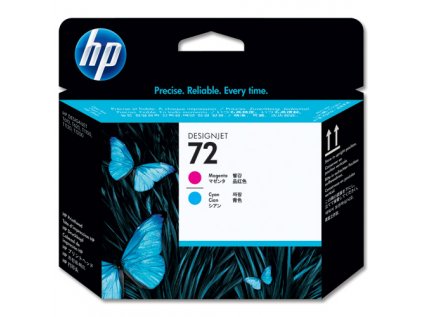 Atrament HP Ink No 72 purpurová a azurová tisk. hlava, C9383A