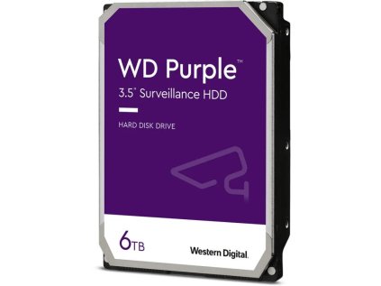 Disk Western Digital Purple 6TB 3,5", SATA III, 256MB, 5400RPM