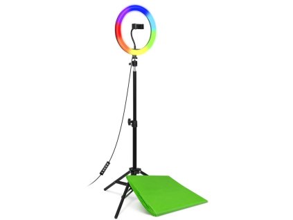 LED svetlo CONNECT IT Streaming Box Selfie10Ring kruhové 10" RGB