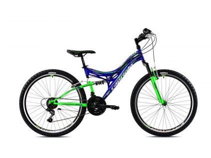 Celoodpružený bicykel Capriolo CTX260 26"/16HT čierno-modrá (2021)