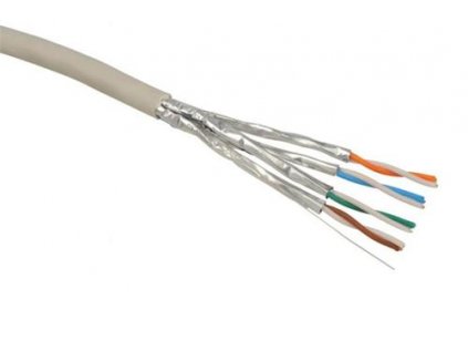 Kábel Solarix FFTP kábel Cat 6A drôt 500m LSOH - cievka