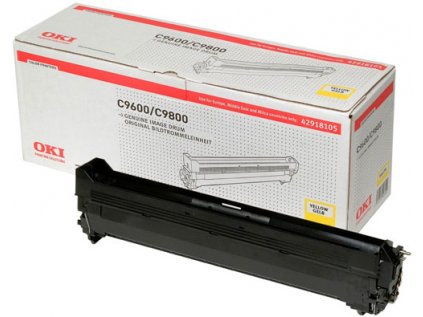 Obrazový valec OKI 42918105 pro žlutý toner do C9600/C9800/MFP (30 000 stran)