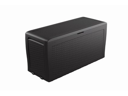 Záhradný box Keter Samoa Rattan Box 270L grafitový